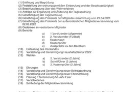 Einladung MV