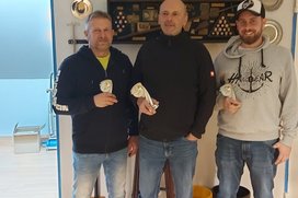 3. Reiner Heuer / 1. Joachim Scheunemann / 2. Mike Radloff
