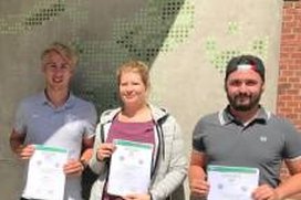 Drei weitere TSV-Trainer erhalten C-Lizenz